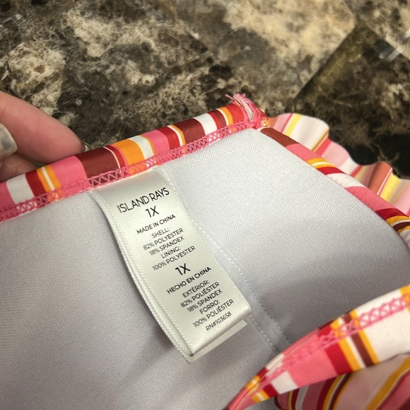 Plus size island rays bikini set - Picture 6 of 7